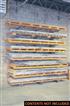 LOT OF (2) SECTIONS OF WEST POINT RACK CANTILEVER RACKING