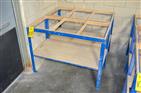 LOT OF (2) STEEL FRAME RACKS