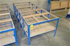 LOT OF (5) STEEL FRAME RACKS